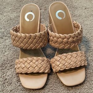 Braided Pink Women's Sandals